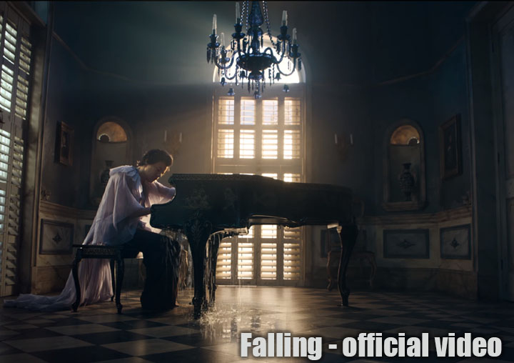 Extract scene from the music video Falling.