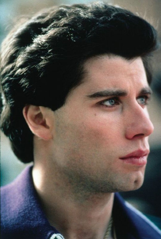 John Travolta (1977) With hair.