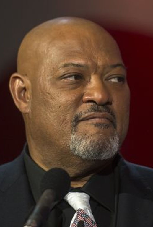 Laurence Fishburne (2020) Without hair (bald).