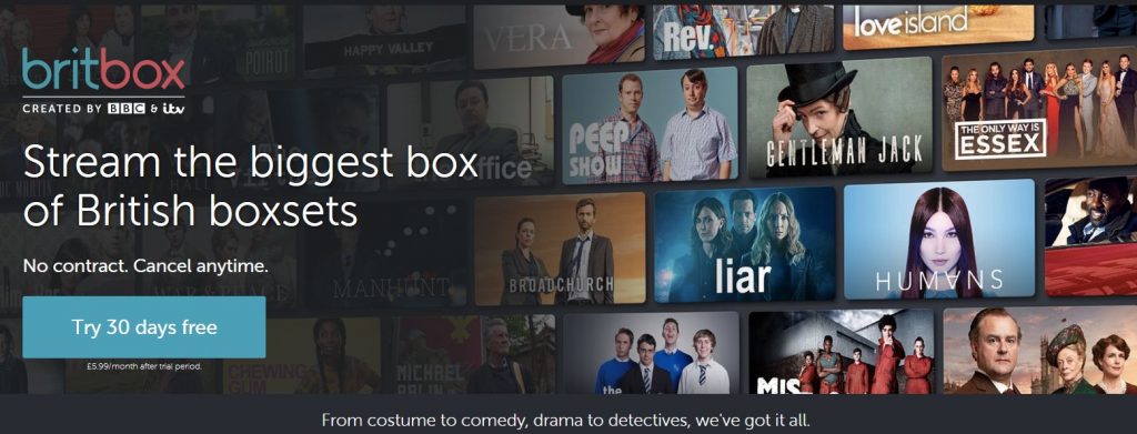 BritBox - Streaming Services UK