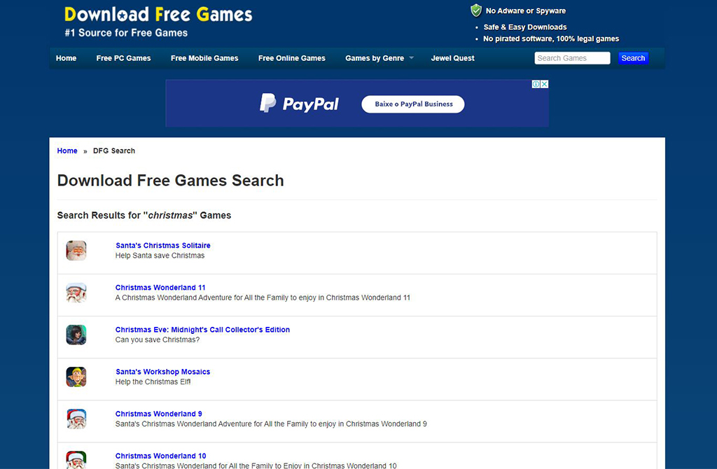 Download Free Games download Christmas games